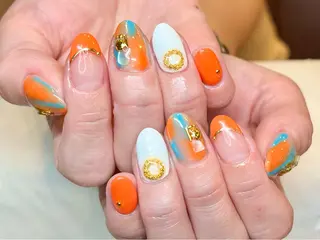 ネイル ネイルサロン　リリーブランシュ所属・森 瑞紀のネイルデザイン