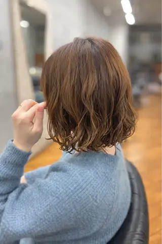 ミディアム パーマ ASAKURA所属・ASAKURA 美容室のヘアスタイル