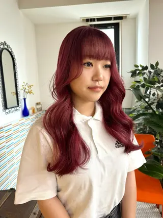 ロング カラー 🩷ハイトーン透明感 レイヤー🩷ユリカのヘアスタイル