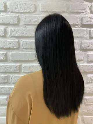 ロング パーマ 【センターパート/ マッシュ】ryokaのヘアスタイル