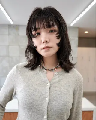 ミディアム カラー デザイン/レイヤー Kaito🐩/栄のヘアスタイル