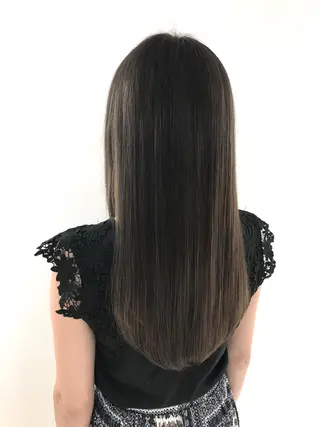 ロング カラー パーマ ヘアアレンジ 🥇髪質改善🥇 polon代表鵜澤のヘアスタイル