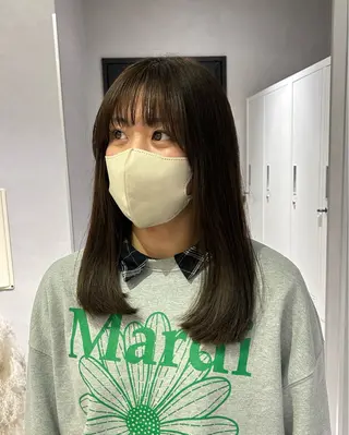 セミロング 寺川留以 /カットモデル募集中のヘアスタイル