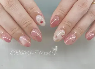 ネイル 神田 ココナッツのネイルデザイン