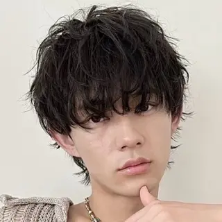 メンズ ハイトーン/パーマ/ メンズ / 櫻本🌐のヘアスタイル