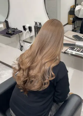 ロング カラー ♥韓国カラー・久留米 ・うる艶・YUI♥のヘアスタイル