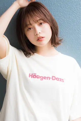 ショート カラー GO TODAY シェアサロン 原宿本店所属・ボブ/レイヤー/ パーマ/淀川 純のヘアスタイル