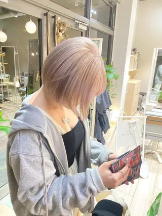 ショート カラー GiseL博多筑紫口 杏実のヘアスタイル