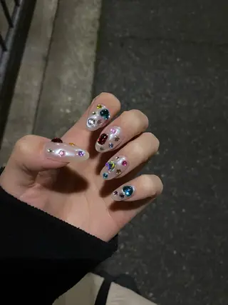 ネイル ＫＥＩ nail🎀 ガーリーネイル🧸のネイルデザイン