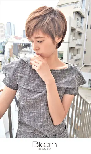 ショート Bloom beauty bar所属・小西 弘之［セミナー講師］のヘアスタイル