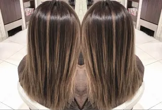 ミディアム カラー ヘアアレンジ アンドウ ユウ/ レイヤーカット/韓国のヘアスタイル