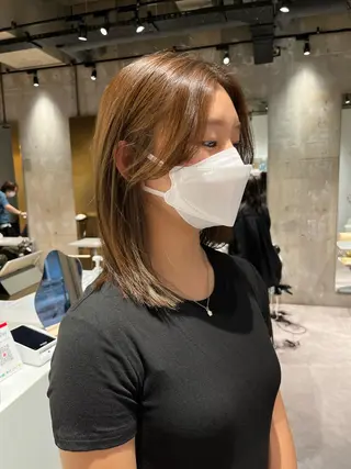 セミロング カラー mina🪐立川駅/ レイヤー/ボブのヘアスタイル