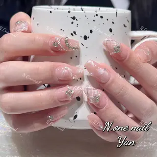 ネイル 長いだし/スカルプ/ パラシェルN.oneのネイルデザイン