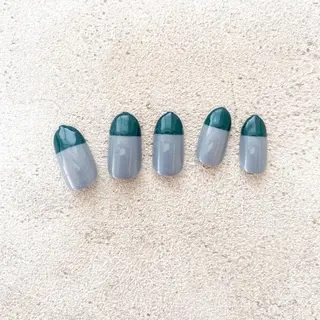 ネイル ゴテゴテ💙ワンホン リオナのネイルデザイン