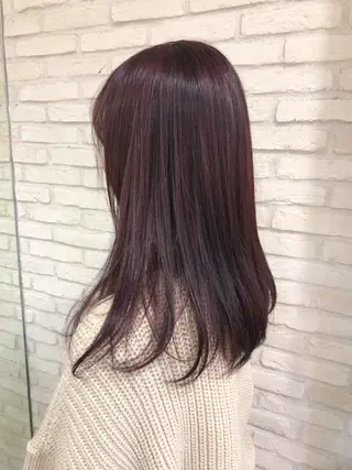 ミディアム カラー HAUS 片山みほのヘアスタイル