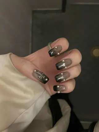 ネイル 束感まつ毛/ネイル/ LED♥KIRARAのマツエク・マツパデザイン