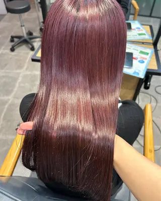 ロング カラー 韓国×髪質改善カラー 💎hinaのヘアスタイル