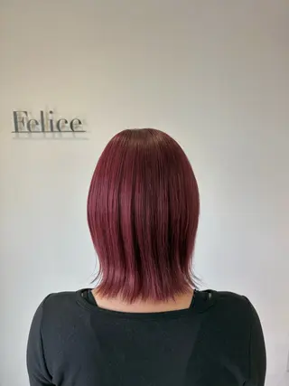 ミディアム カラー 池澤 京華のヘアスタイル