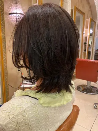 ミディアム granew*所属・sakamoto sayaのヘアスタイル