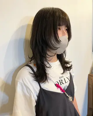 セミロング ケアブリーチ/ボブ/ honoのヘアスタイル