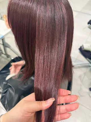 ミディアム 藤井 清香のヘアスタイル