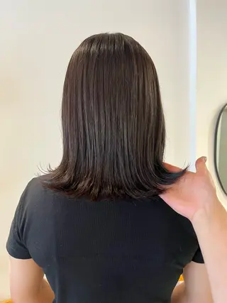 ミディアム カラー 池田 未瑠のヘアスタイル