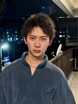 メンズ men'sカット.パ ーマHIKARI🐥のヘアスタイル