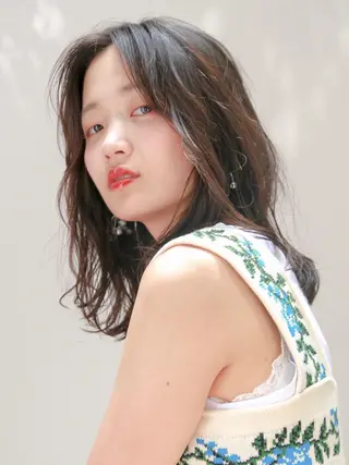 ミディアム パーマ 🌕ホンブ ユウイチ【代表】🌕のヘアスタイル