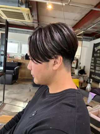 メンズ 最新ケアカラー 髪質改善YUTOのヘアスタイル