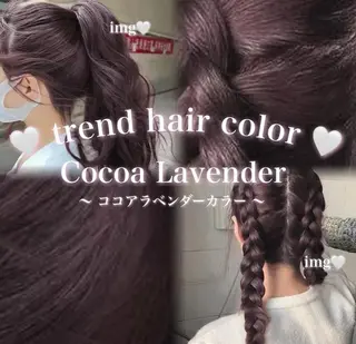 カラー girly❤︎暖色ヘ ア➰🎀HINANOのヘアスタイル