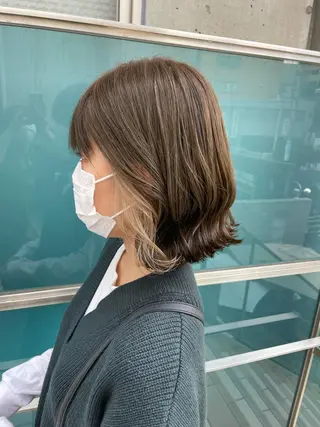 ショート カラー レイヤーカット/髪質 改善/矯正🤍吉田のヘアスタイル