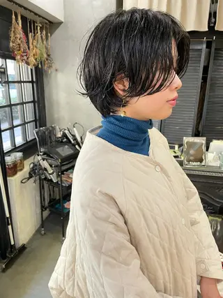ショート パーマ kvell by urban.所属・ショート・ボブ ・ウルフ✂︎IMAIのヘアスタイル