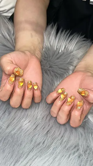 ネイル RICO NAIL所属・RICO Nail パーツつけ放題🌈のネイルデザイン