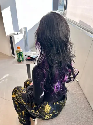 ロング カラー ロカリタ　河原町三条所属・🌐👽フクイ キララ🌎💎のヘアスタイル