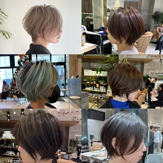 ショート ショートボブ/ 無料カット/荒砂のヘアスタイル