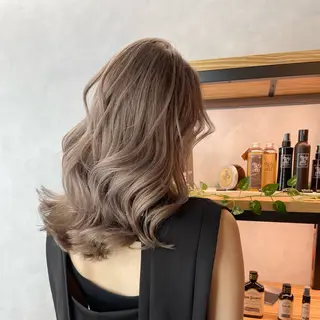ロング カラー 🩵ྀིハイトーン みほ🎀🫐のヘアスタイル