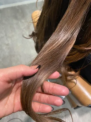 ロング 大久保 優香のヘアスタイル