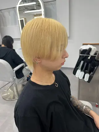 カラー メンズ 藤川 克己のヘアスタイル