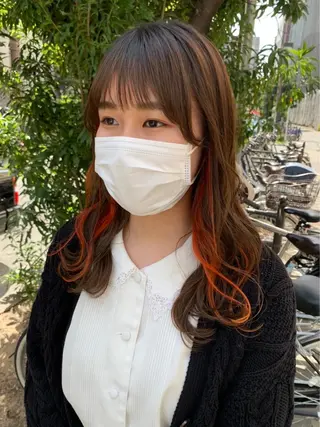 セミロング 亀川蓮 Agu hairのヘアスタイル