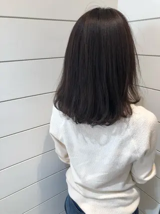 ミディアム カラー 渋谷/韓国風 西原直樹のヘアスタイル