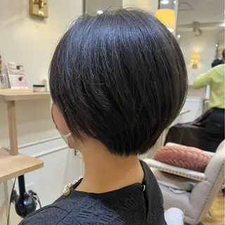 ショート 韓国ﾍｱ&ｼｮｰﾄ ボブ💜桑原のヘアスタイル