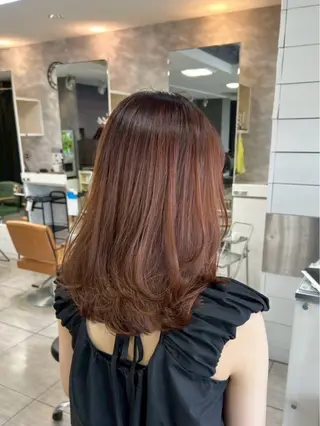 カラー ハイトーンカラー✨ 慶田玲和のヘアスタイル