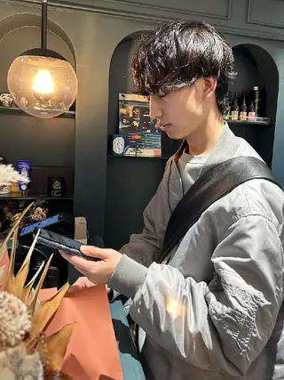 メンズ パーマ 【メンズカット/パー マ✂️】momo🌷のヘアスタイル