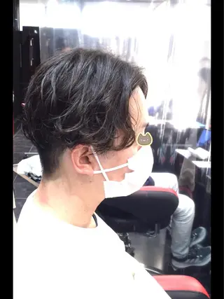 ショート パーマ メンズ Annon プライベートサロンのヘアスタイル