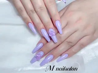 ネイル M🌷nail 長さだし専門店のネイルデザイン