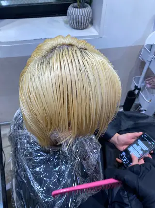 カラー カットモデル FILMSりくのヘアスタイル