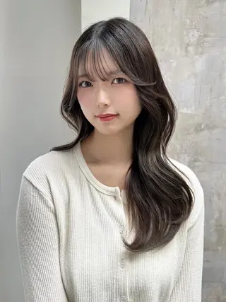 ロング ✨美髪矯正/韓国 レイヤー/源✨のヘアスタイル
