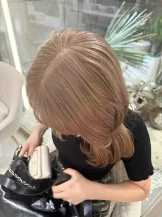 セミロング 学生人気no.1 🦋ナツミのヘアスタイル