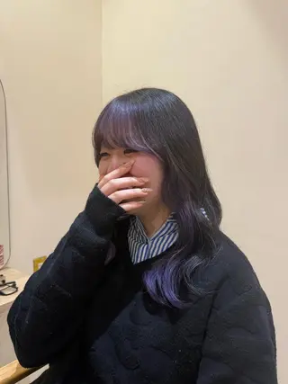 ロング 【ボブ/透明感カラー 】🎀上村美緒🎀のヘアスタイル