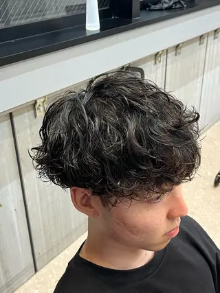 ショート パーマ メンズ fifth / 山下 和輝 海外風スタイルのヘアスタイル